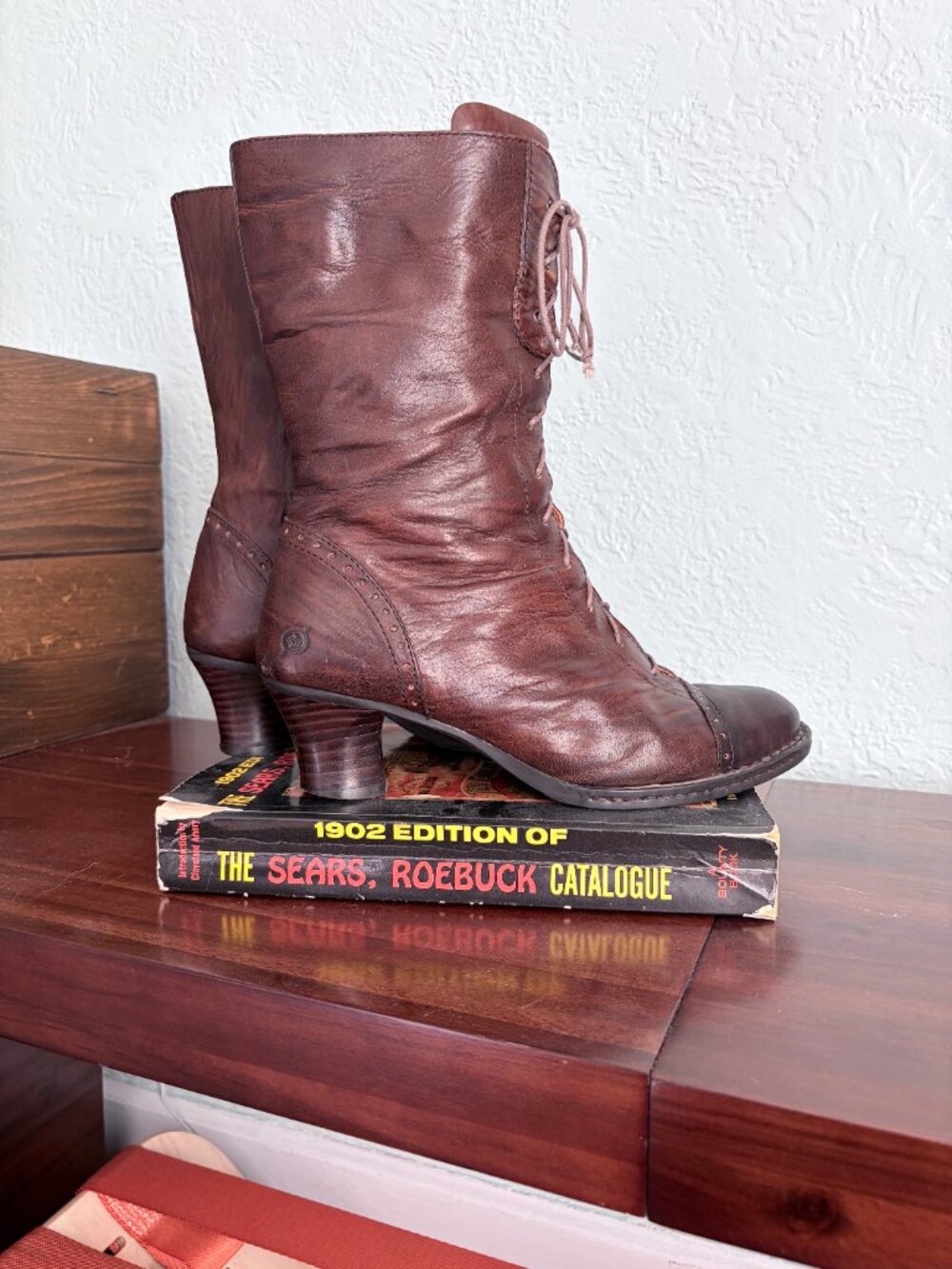 Witchy Cottage Core Granny Boots Size 10/42 - Picture 6 of 11